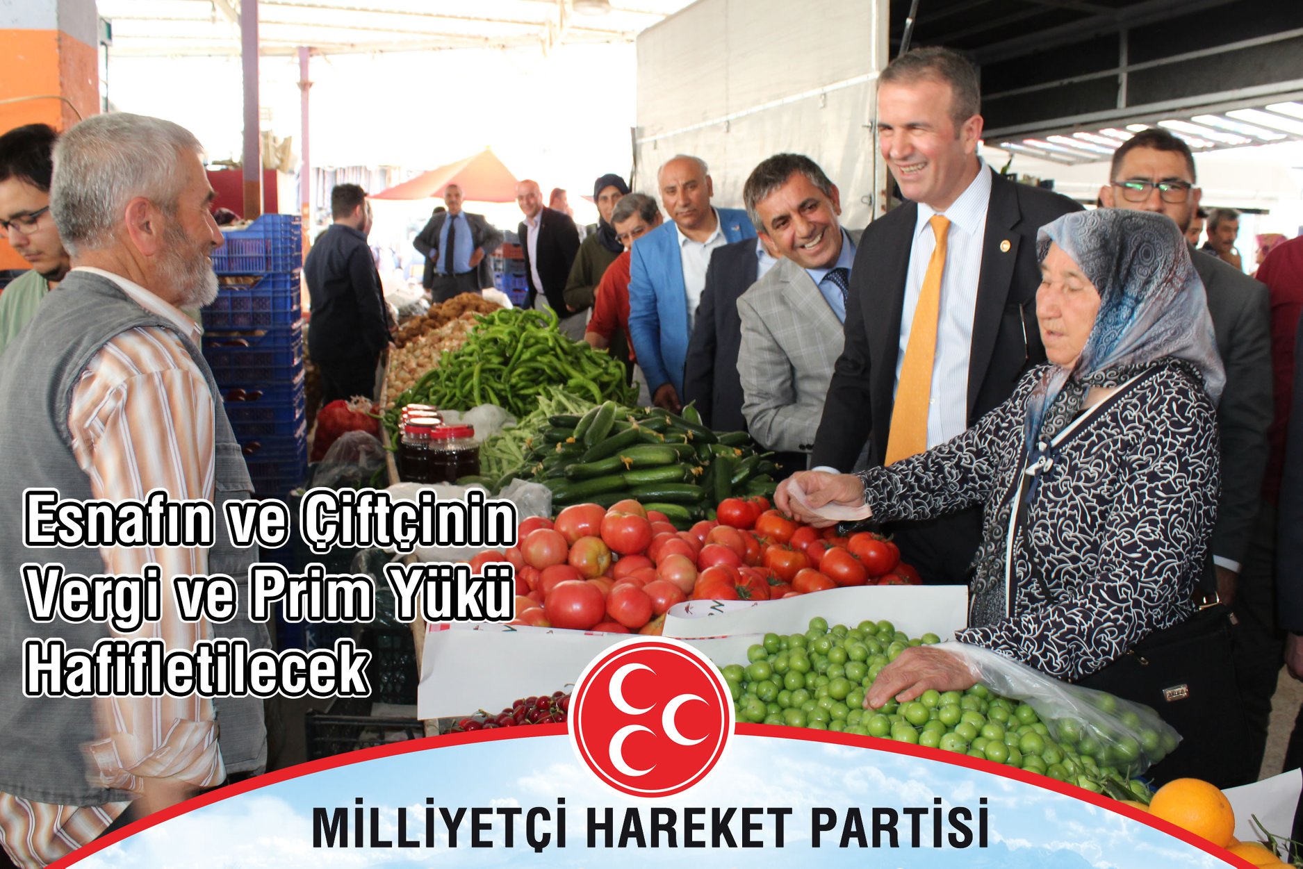 Esnafın ve çiftçinin vergi ve prim yükü hafifletilecek #EsnafımızaveÇiftçimizeTaahhüdümüz