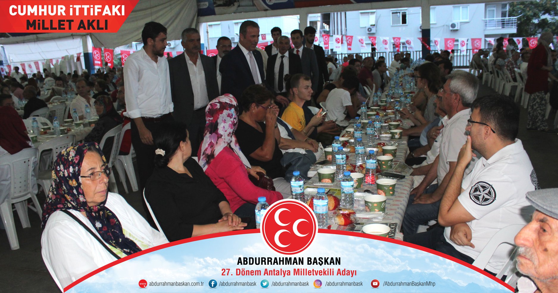 Muratpaşa İlçe Başkanlığımızın düzenlediği iftar programındaydık. 